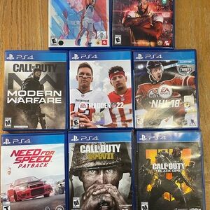 PS4 Game lot of 8